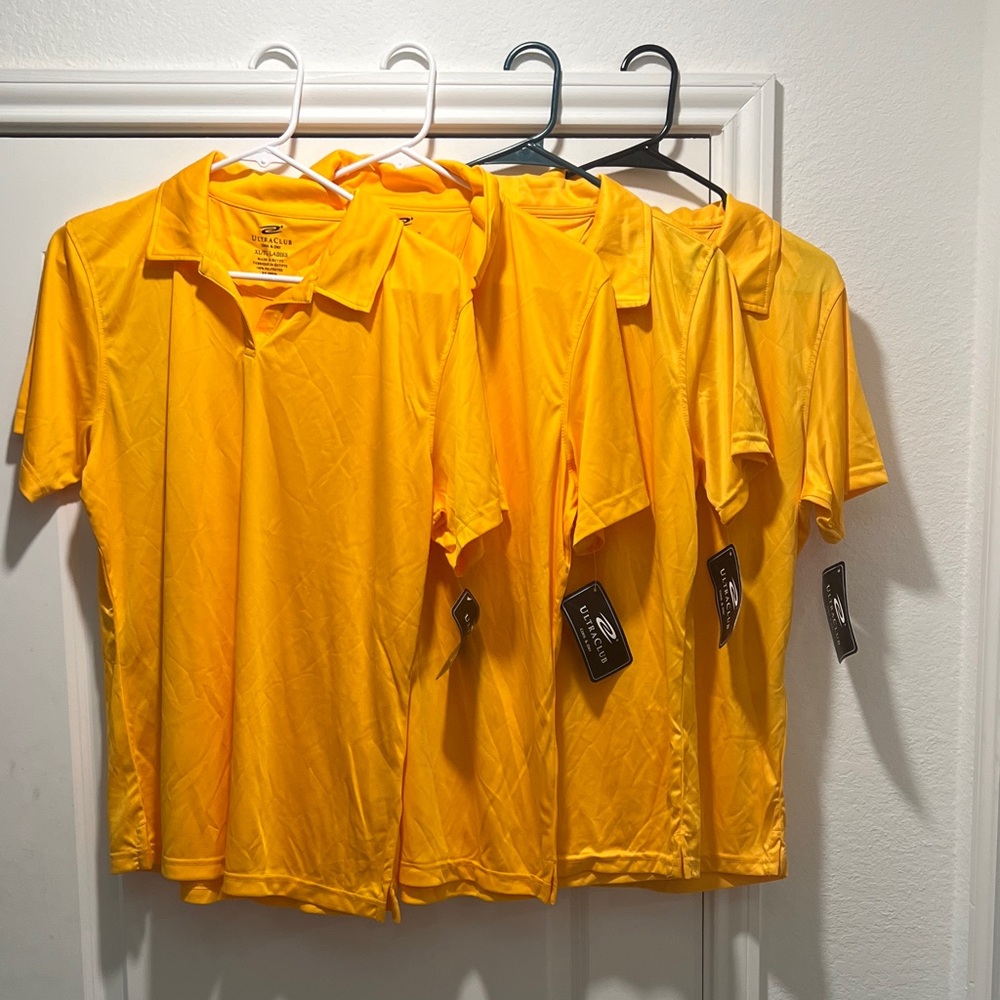 Vibrant Yellow Men's Polo Shirt
